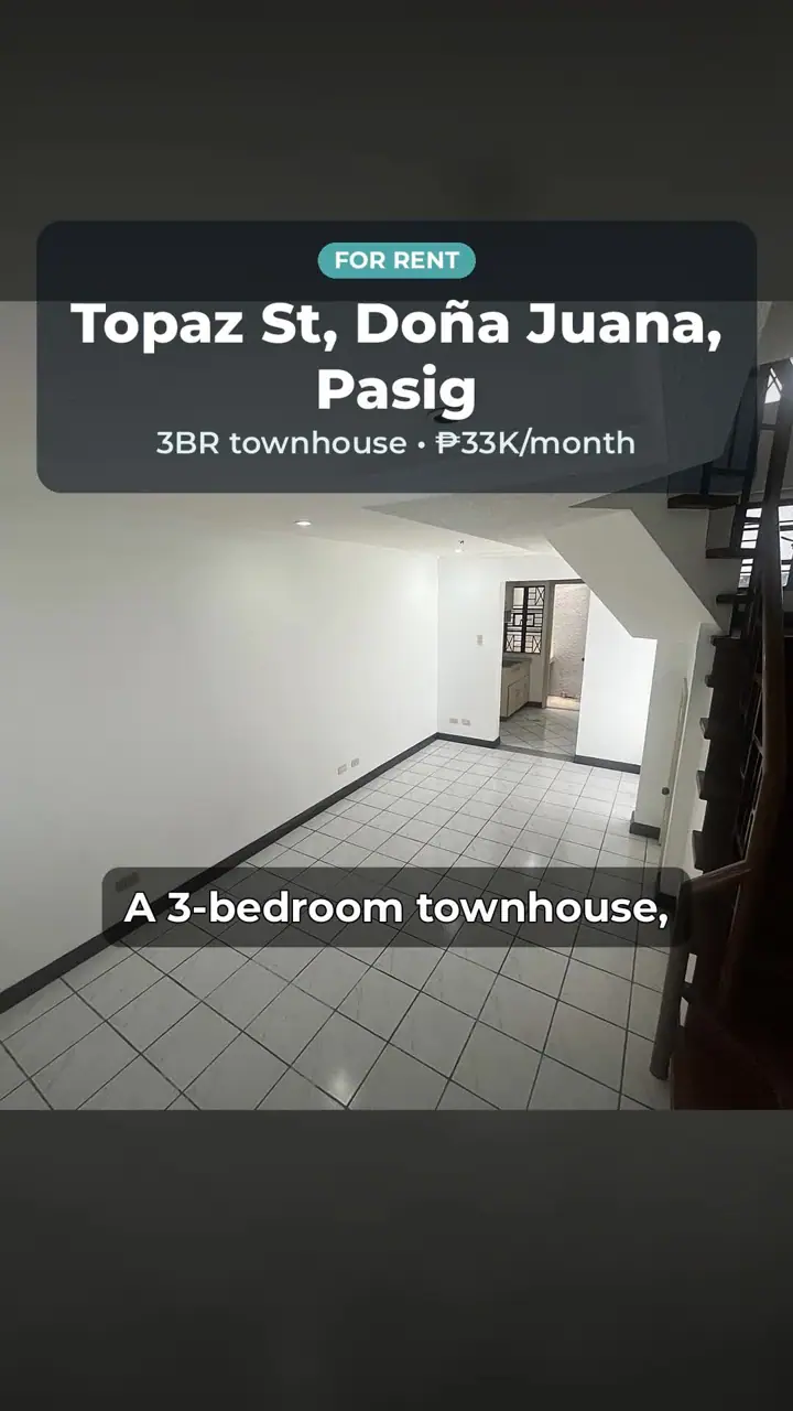3BR Townhouse for Rent, Doña Juana